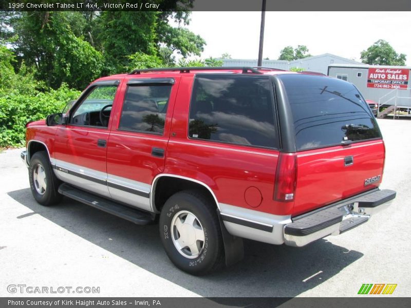 Victory Red / Gray 1996 Chevrolet Tahoe LT 4x4