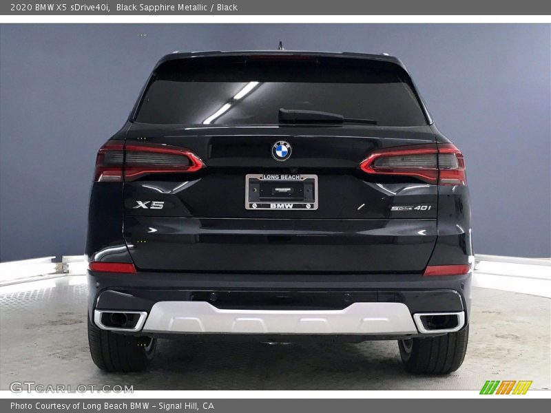 Black Sapphire Metallic / Black 2020 BMW X5 sDrive40i