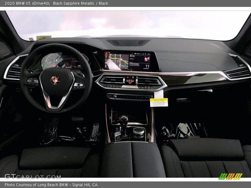 Black Sapphire Metallic / Black 2020 BMW X5 sDrive40i