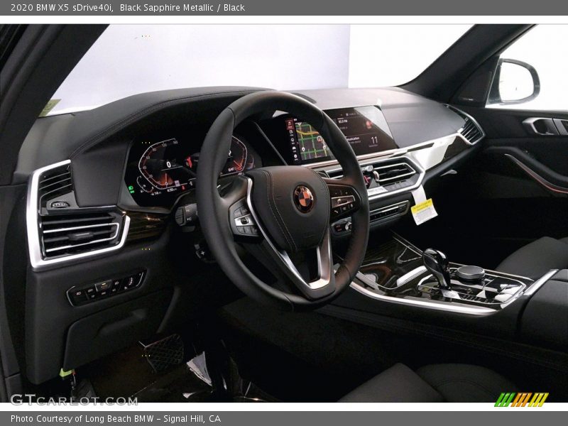 Black Sapphire Metallic / Black 2020 BMW X5 sDrive40i