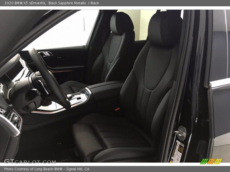 Black Sapphire Metallic / Black 2020 BMW X5 sDrive40i