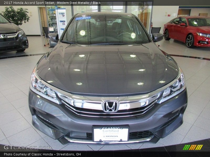 Modern Steel Metallic / Black 2017 Honda Accord Sport Sedan