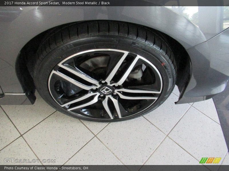 Modern Steel Metallic / Black 2017 Honda Accord Sport Sedan