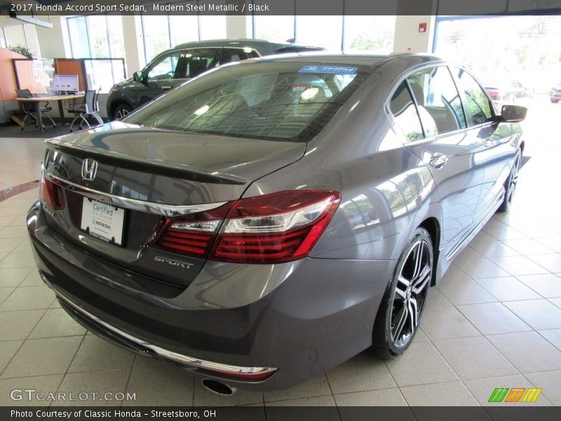 Modern Steel Metallic / Black 2017 Honda Accord Sport Sedan