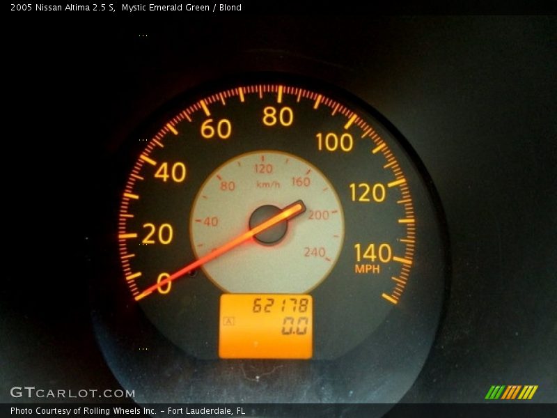 Mystic Emerald Green / Blond 2005 Nissan Altima 2.5 S