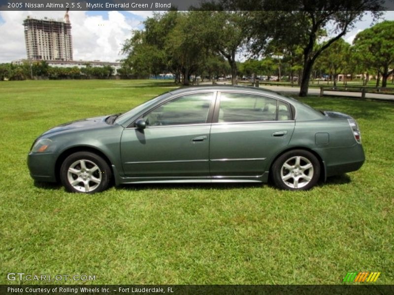 Mystic Emerald Green / Blond 2005 Nissan Altima 2.5 S