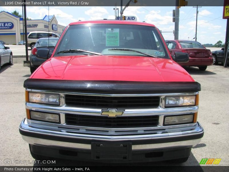 Victory Red / Gray 1996 Chevrolet Tahoe LT 4x4