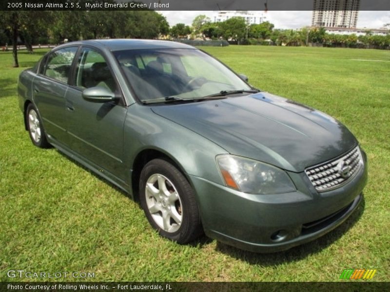 Mystic Emerald Green / Blond 2005 Nissan Altima 2.5 S