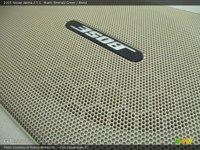 Mystic Emerald Green / Blond 2005 Nissan Altima 2.5 S
