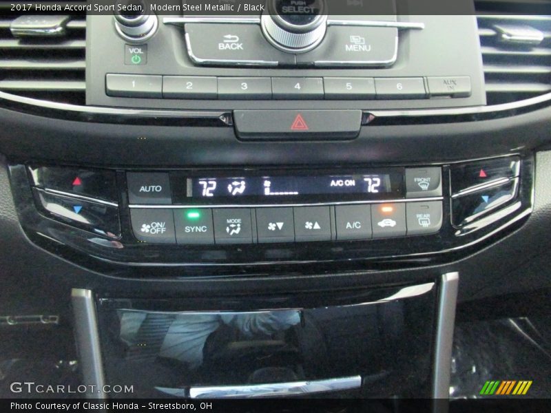 Modern Steel Metallic / Black 2017 Honda Accord Sport Sedan