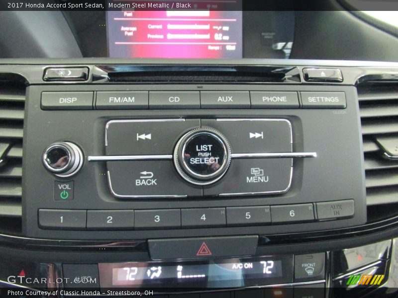 Modern Steel Metallic / Black 2017 Honda Accord Sport Sedan