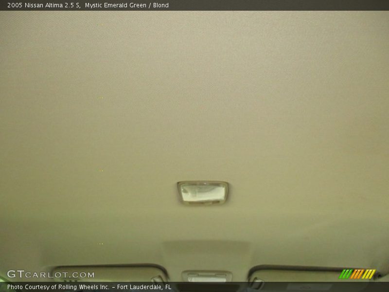 Mystic Emerald Green / Blond 2005 Nissan Altima 2.5 S