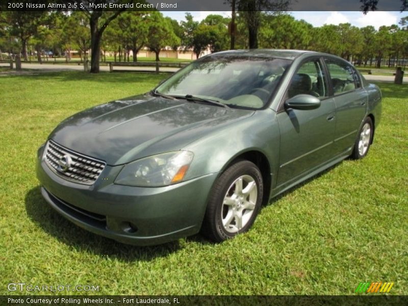 Mystic Emerald Green / Blond 2005 Nissan Altima 2.5 S