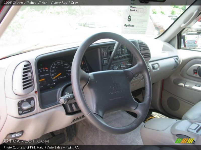 Victory Red / Gray 1996 Chevrolet Tahoe LT 4x4