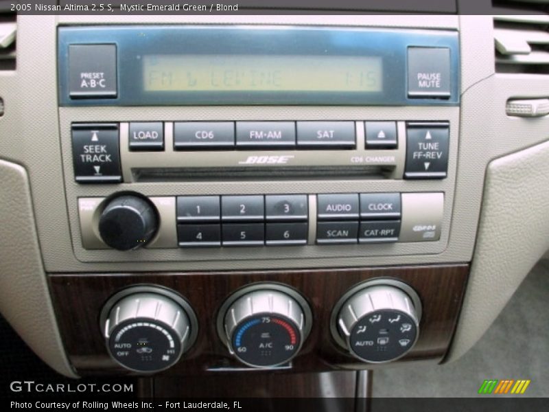 Mystic Emerald Green / Blond 2005 Nissan Altima 2.5 S