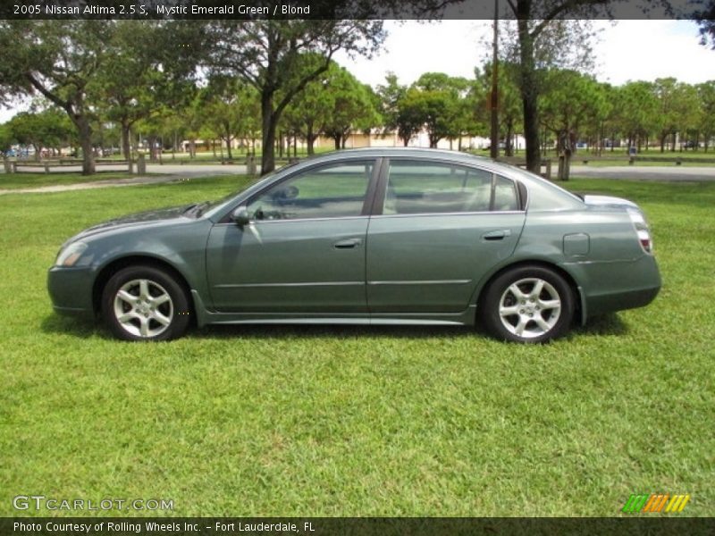 Mystic Emerald Green / Blond 2005 Nissan Altima 2.5 S