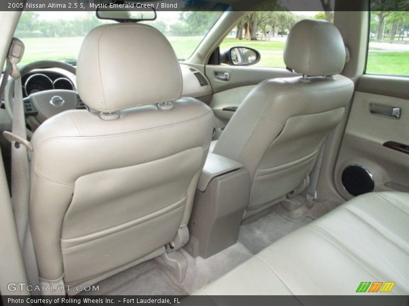 Mystic Emerald Green / Blond 2005 Nissan Altima 2.5 S