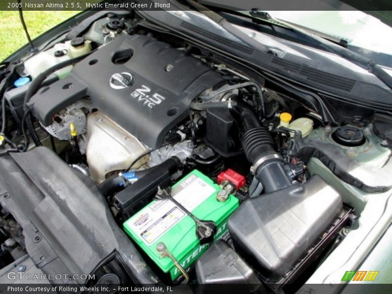 Mystic Emerald Green / Blond 2005 Nissan Altima 2.5 S