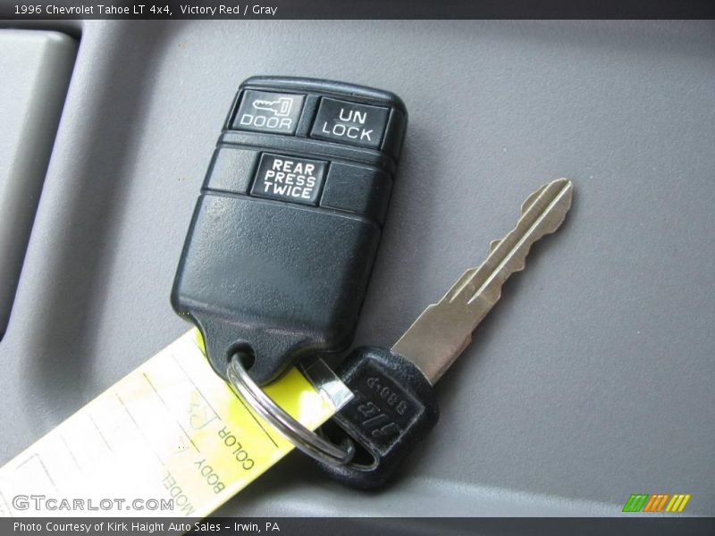 Victory Red / Gray 1996 Chevrolet Tahoe LT 4x4