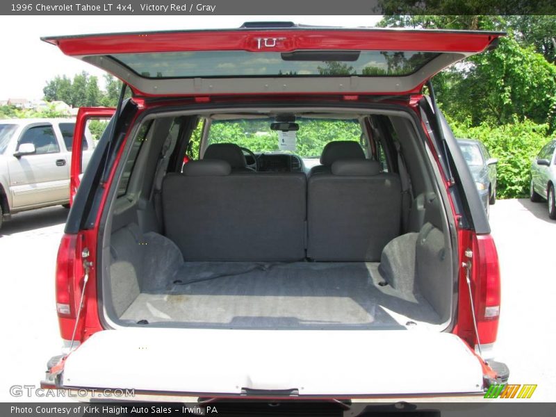 Victory Red / Gray 1996 Chevrolet Tahoe LT 4x4