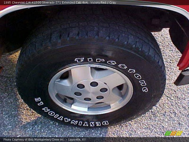 Victory Red / Gray 1995 Chevrolet C/K K1500 Silverado Z71 Extended Cab 4x4