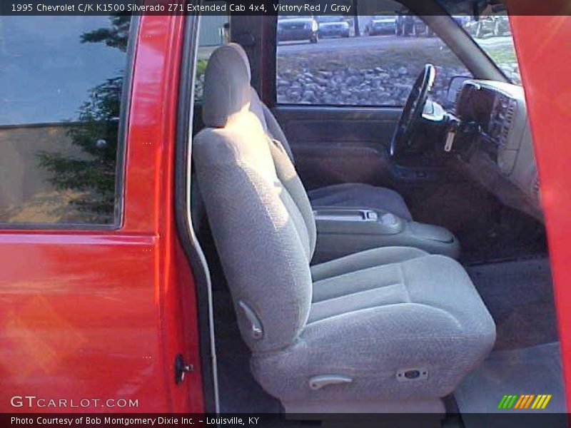 Victory Red / Gray 1995 Chevrolet C/K K1500 Silverado Z71 Extended Cab 4x4