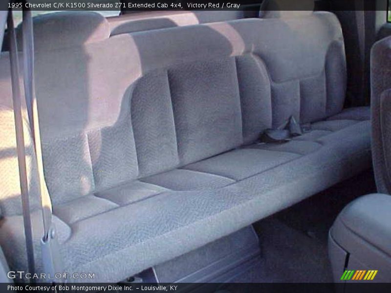 Victory Red / Gray 1995 Chevrolet C/K K1500 Silverado Z71 Extended Cab 4x4