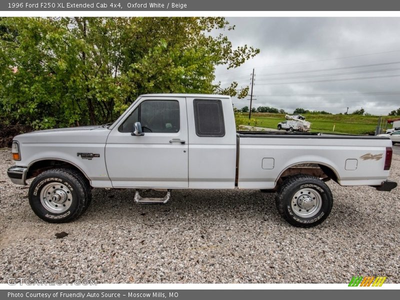  1996 F250 XL Extended Cab 4x4 Oxford White