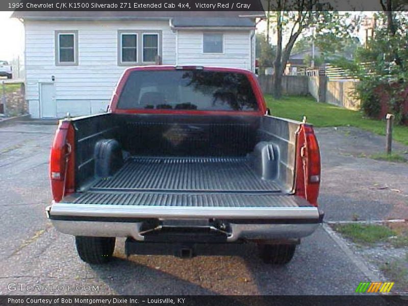 Victory Red / Gray 1995 Chevrolet C/K K1500 Silverado Z71 Extended Cab 4x4