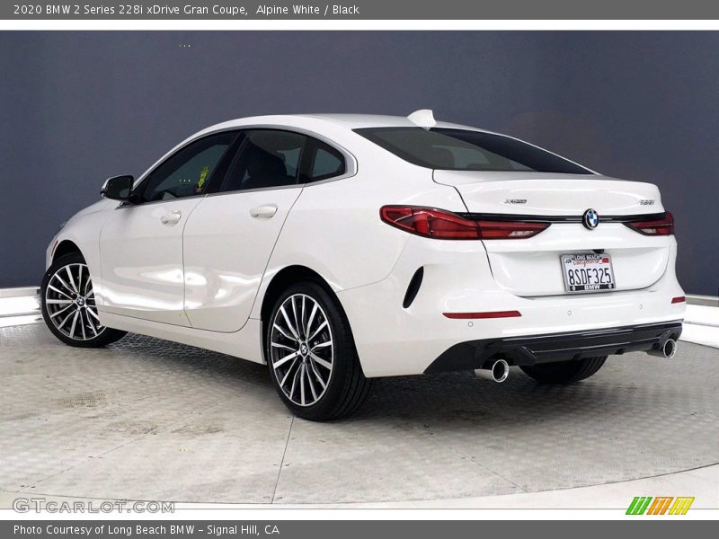 Alpine White / Black 2020 BMW 2 Series 228i xDrive Gran Coupe