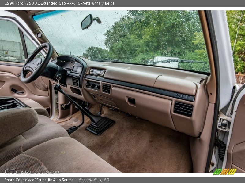 Dashboard of 1996 F250 XL Extended Cab 4x4