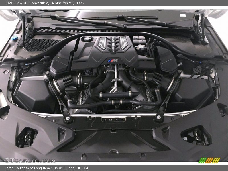Alpine White / Black 2020 BMW M8 Convertible