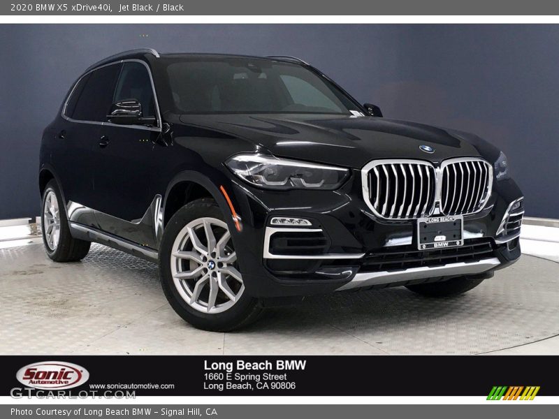 Jet Black / Black 2020 BMW X5 xDrive40i