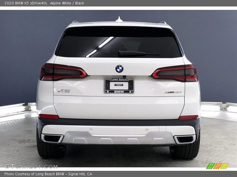 Alpine White / Black 2020 BMW X5 sDrive40i