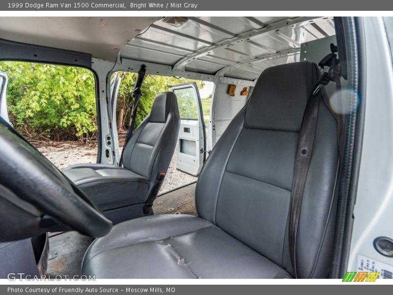 Bright White / Mist Gray 1999 Dodge Ram Van 1500 Commercial