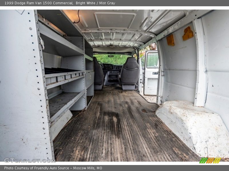 Bright White / Mist Gray 1999 Dodge Ram Van 1500 Commercial