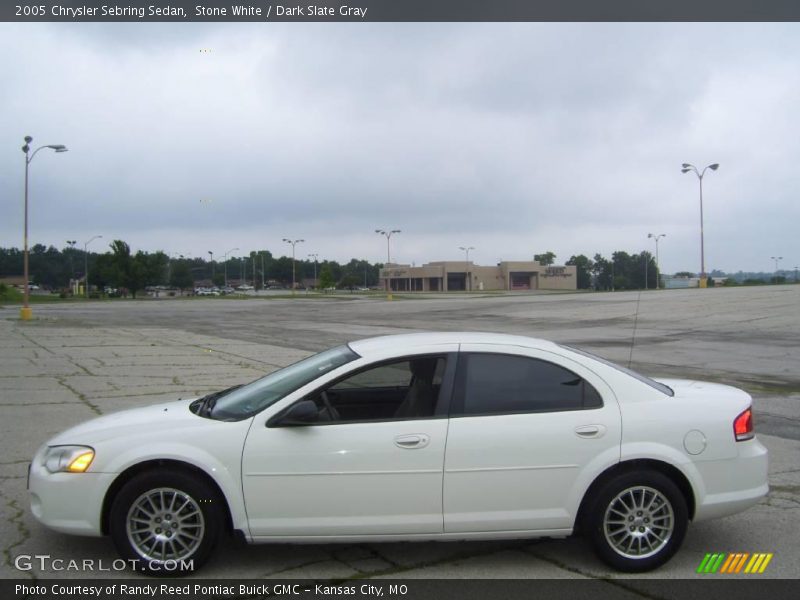 Stone White / Dark Slate Gray 2005 Chrysler Sebring Sedan