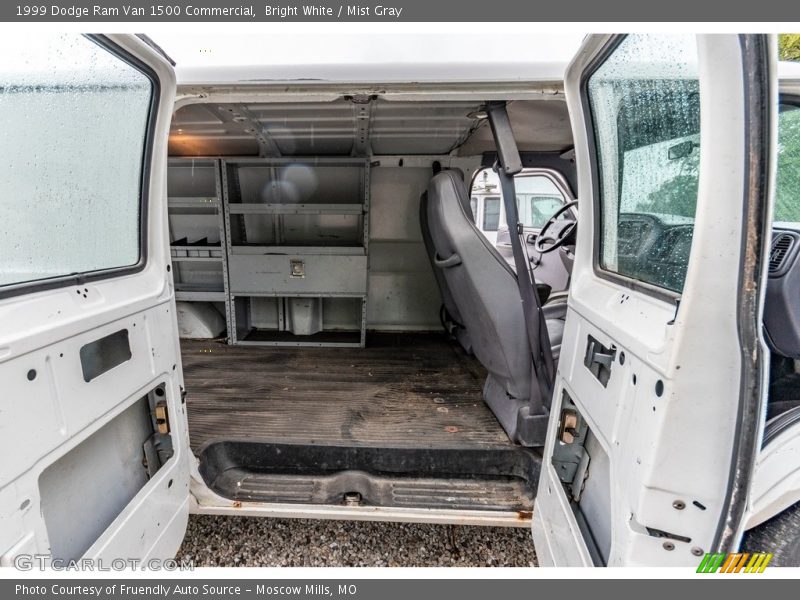 Bright White / Mist Gray 1999 Dodge Ram Van 1500 Commercial