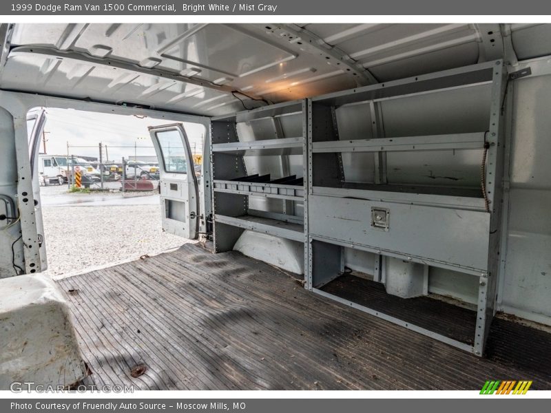 Bright White / Mist Gray 1999 Dodge Ram Van 1500 Commercial
