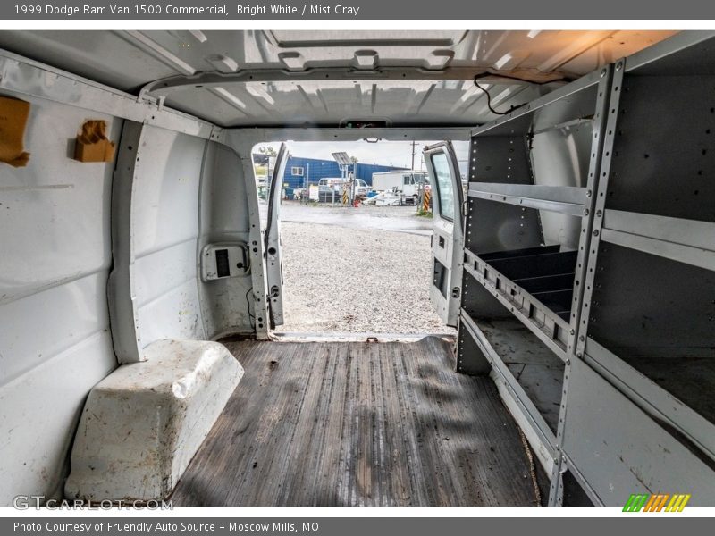 Bright White / Mist Gray 1999 Dodge Ram Van 1500 Commercial
