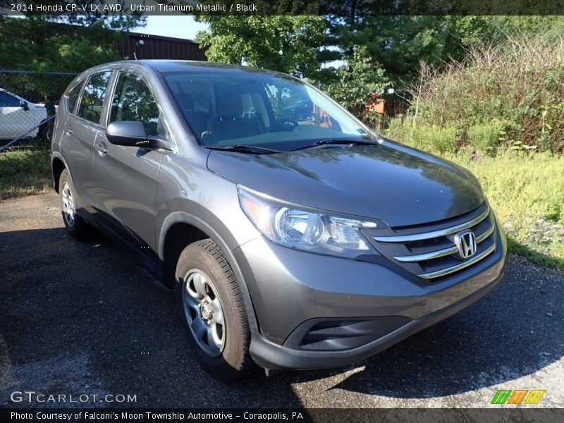 Urban Titanium Metallic / Black 2014 Honda CR-V LX AWD