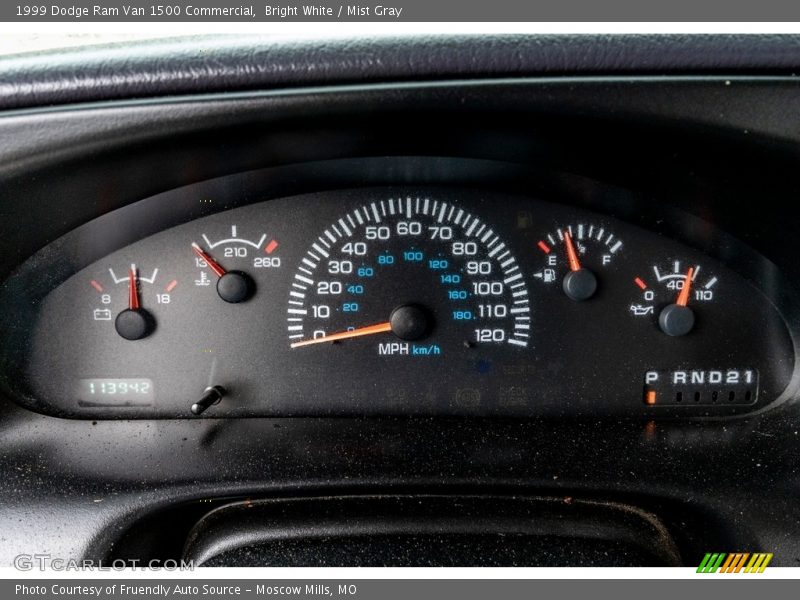 1999 Ram Van 1500 Commercial 1500 Commercial Gauges