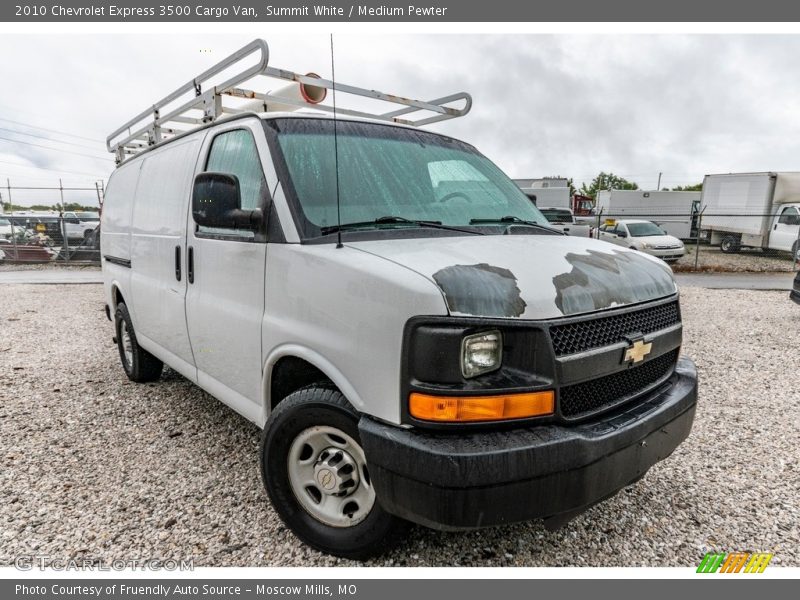 Summit White / Medium Pewter 2010 Chevrolet Express 3500 Cargo Van