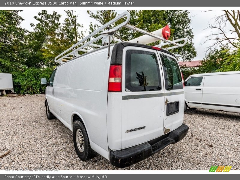 Summit White / Medium Pewter 2010 Chevrolet Express 3500 Cargo Van