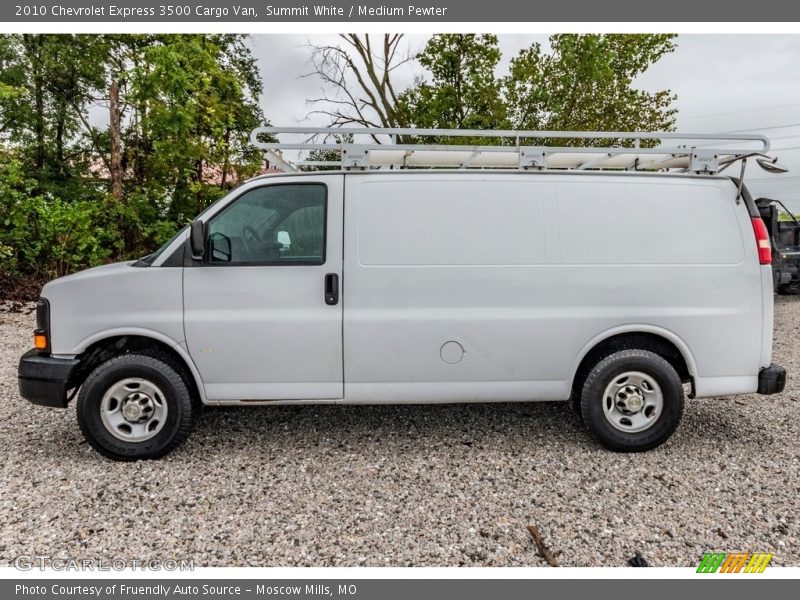 Summit White / Medium Pewter 2010 Chevrolet Express 3500 Cargo Van