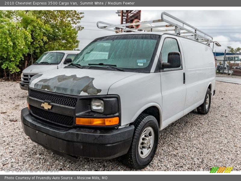Summit White / Medium Pewter 2010 Chevrolet Express 3500 Cargo Van