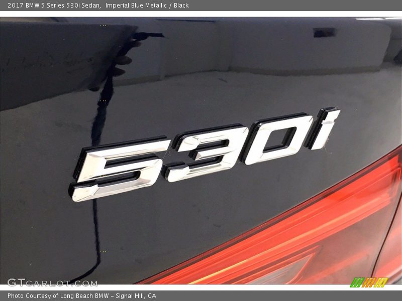 Imperial Blue Metallic / Black 2017 BMW 5 Series 530i Sedan
