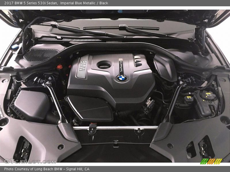 Imperial Blue Metallic / Black 2017 BMW 5 Series 530i Sedan