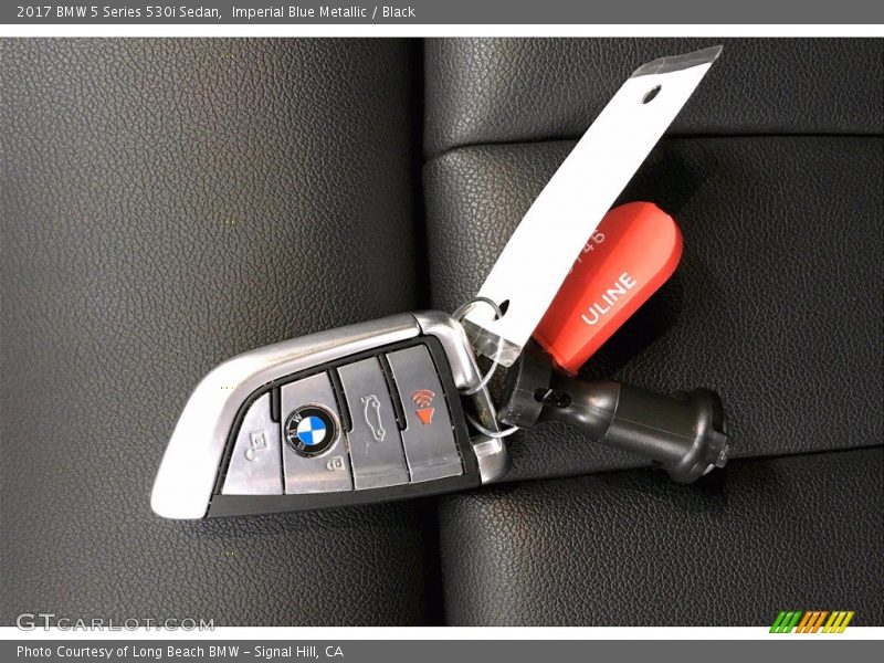 Imperial Blue Metallic / Black 2017 BMW 5 Series 530i Sedan