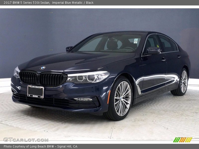 Imperial Blue Metallic / Black 2017 BMW 5 Series 530i Sedan